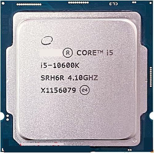 CPU Core I5-10600K I5 10600K 4.1 GHz Procesador de CPU de doce hilos de seis núcleos 65W LGA1200 ejecutar rápidamente para ayudarlo a ejecutar su