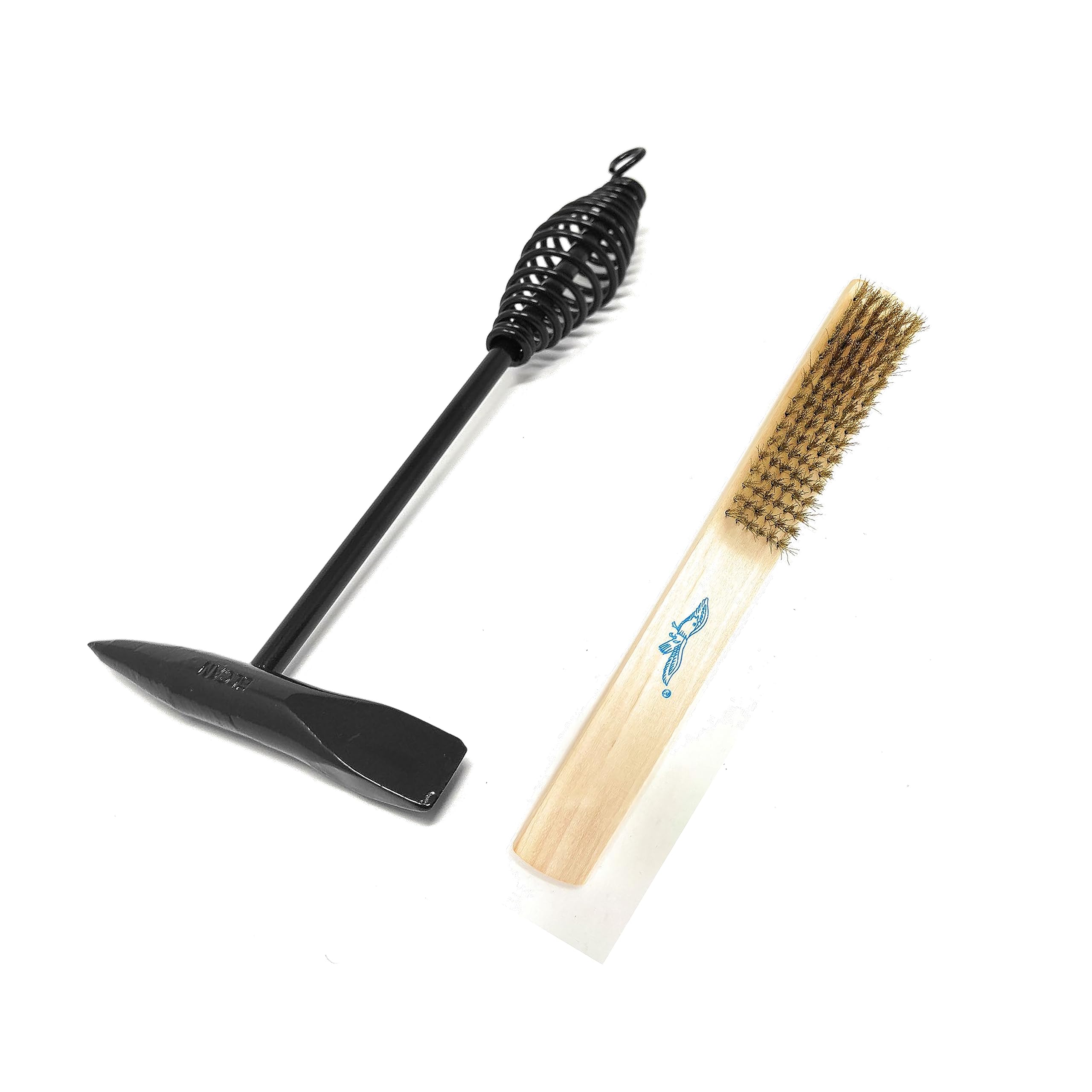 ELCAN 500gr piccone di saldatura e spazzola professionale per rimuovere le scorie di saldatura come un martello con lato del piccone, in acciaio pieno con trattamento termico