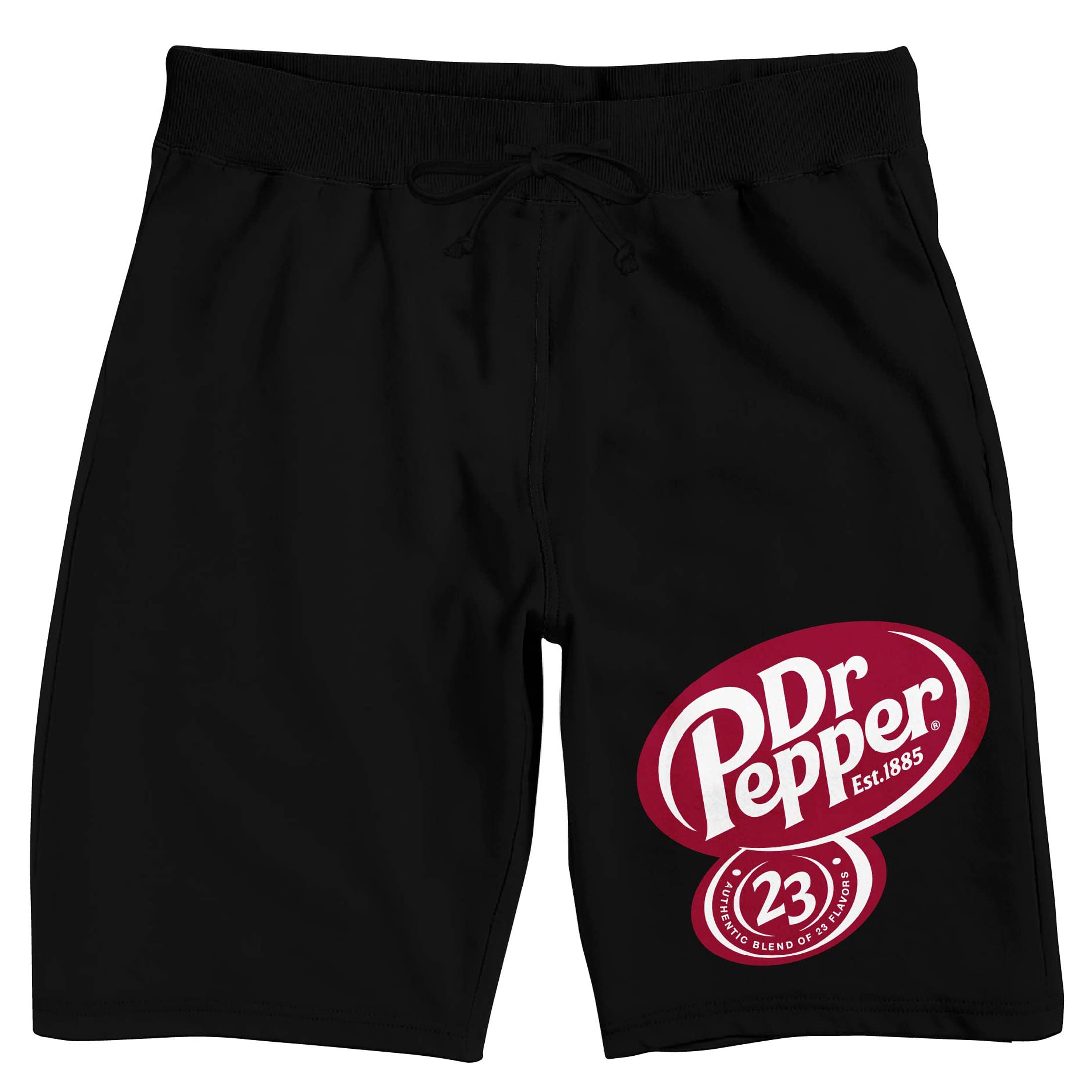 Dr Pepper 23 Logo Men's Black Sleep Pajama Shorts