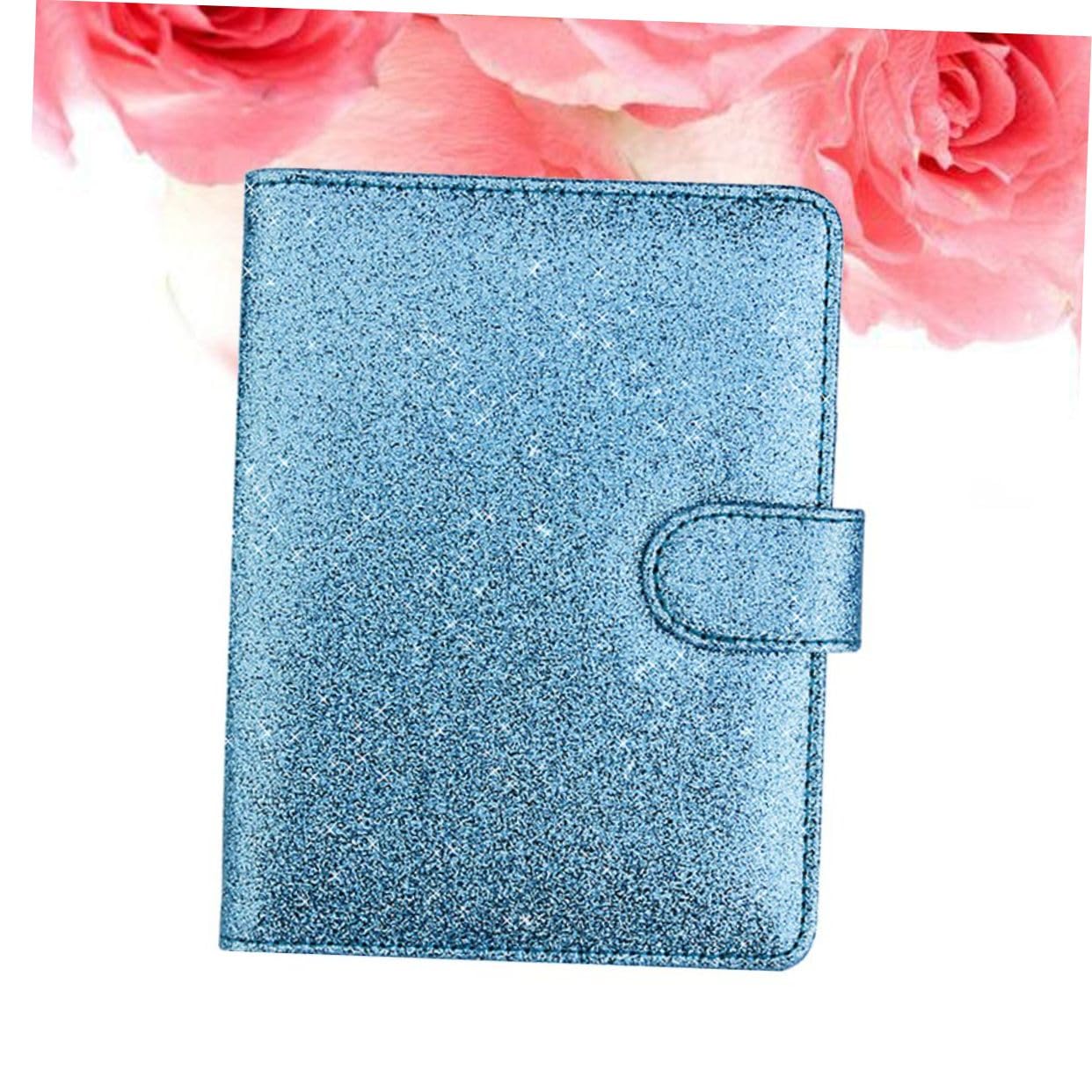 SOIMISS 3pezzi Portafoglio Per Passaporto Pelle Pu Con Design Magnetico Organizer Multifunzione Da Viaggio Blu Pratico e Comodo Per Carte e Documenti
