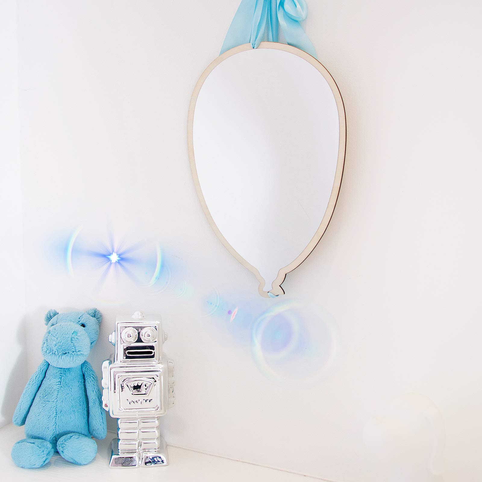 CARME Acrylic Balloon Wall Mirror - Shatterproof - Modern - Wall Hanging - Home Decoration - Baby Room - Children - Kids - Bedroom