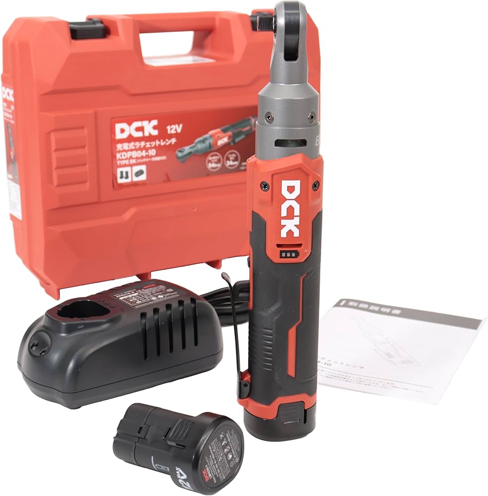 Amazon | DCK 12V 充電式ラチェットレンチ KDPB04-10(EK) フルセット