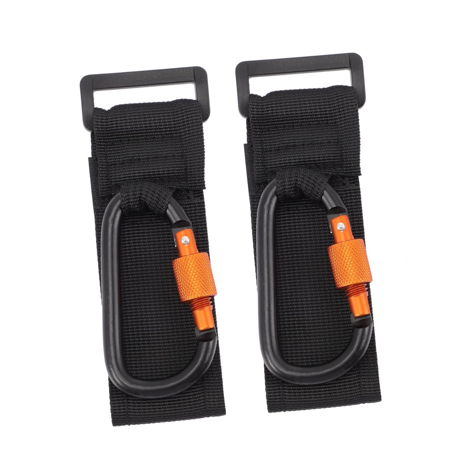 2Pcs Stroller Hooks Heavy-Duty D-Shaped Locking Clips for Hanging Diaper Bags Shopping Bags and Accessories Black and Orange Wagon Organizer Accessories 2Pcs Stroller Hooks Heavy-Duty D-Shaped Locking Clips for Hanging Diaper Bags Shopping Bags and Accessories Black and Orange Wagon Organizer Accessories