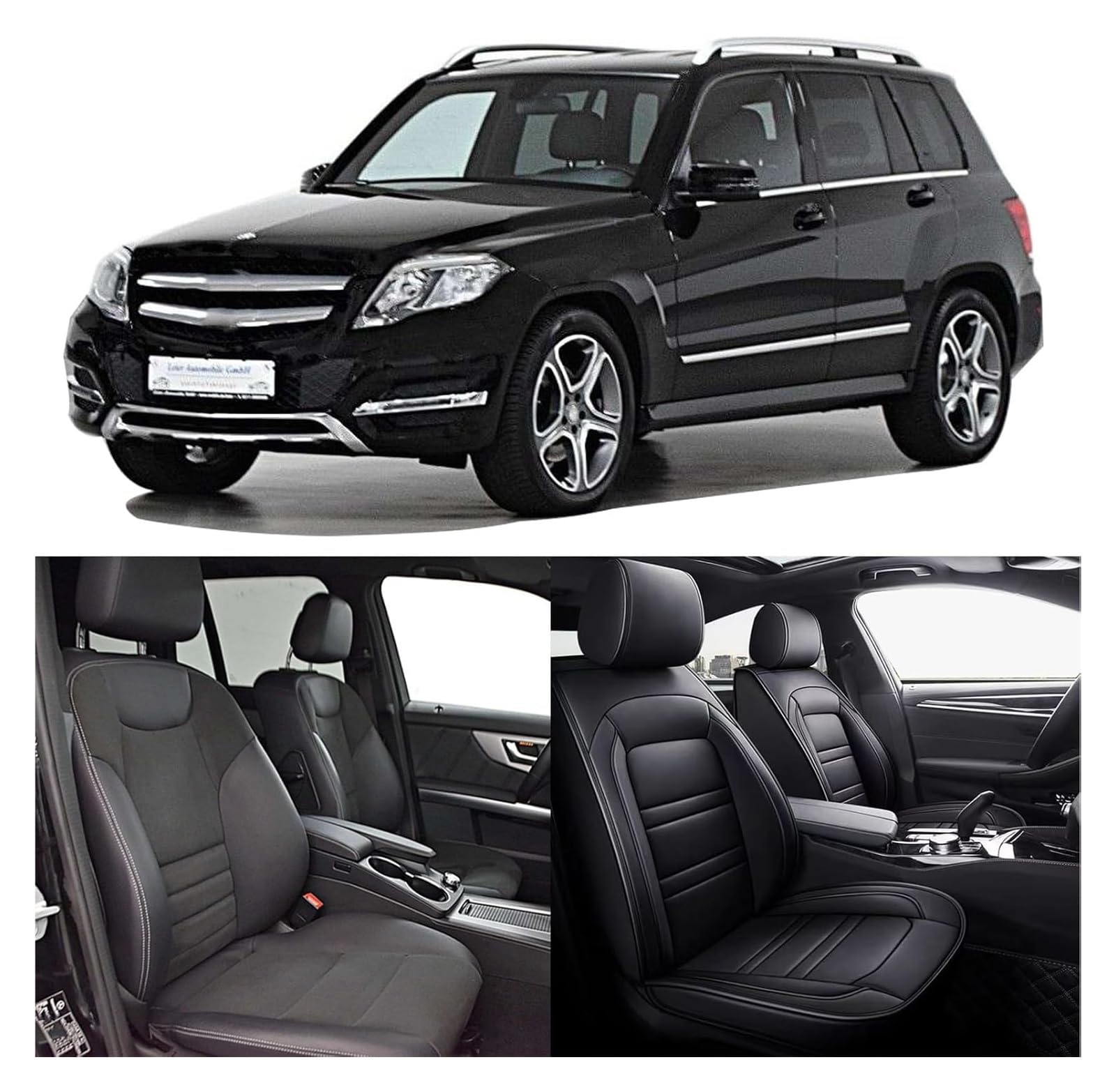 Volledige Set PU Lederen Autostoelhoezen voor VW Tiguan Volledige Set PU Lederen Autostoelhoezen voor VW Tiguan