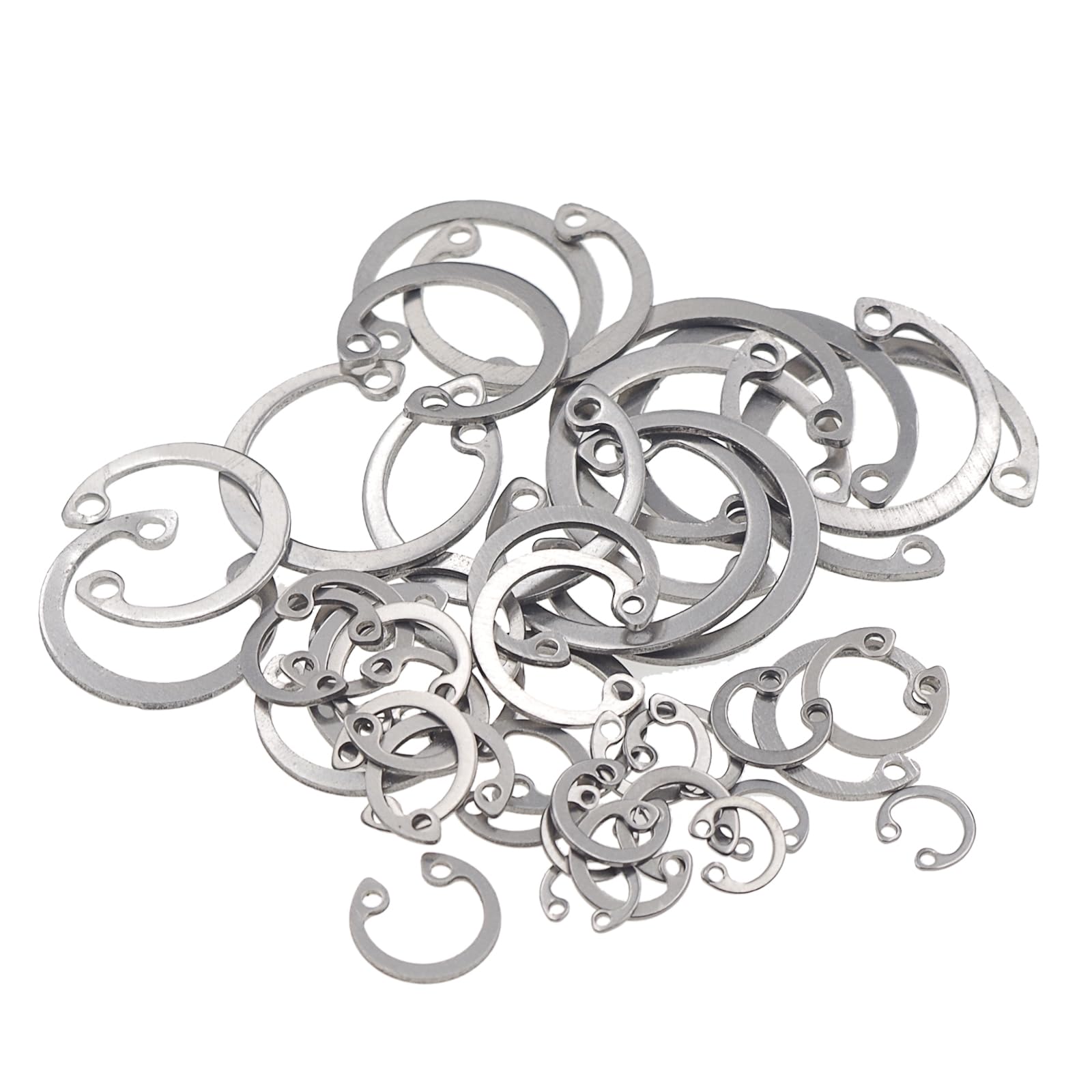 Stainless Steel Retaining Rings - 200 PCS Kit -5