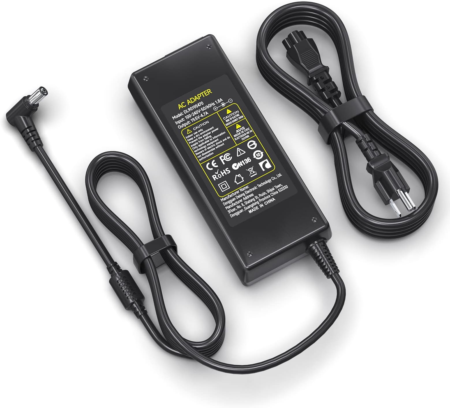 19.5V AC Adapter Power Cord for Sony LCD TV Bravia KDL