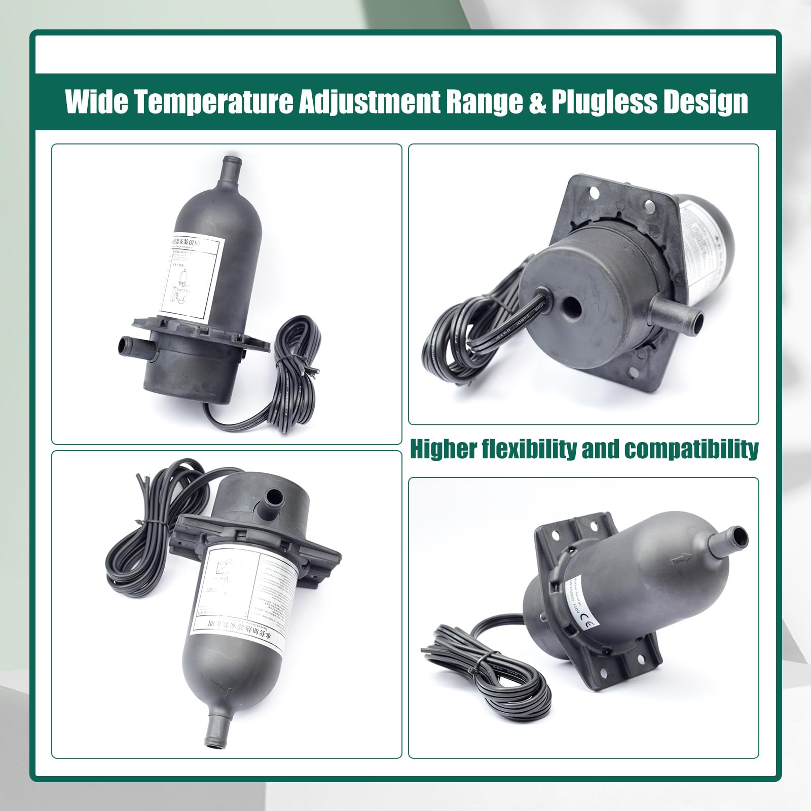 Engine Block Heater TPS151GT8-000 For Perkins 1500W 120V 12.5