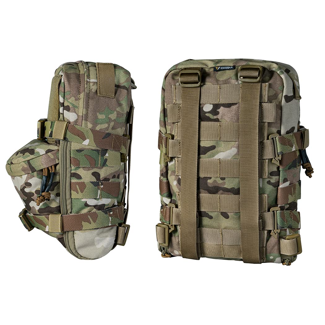 IDOGEAR Mini MOLLE Hydration Pouch Tactical Water