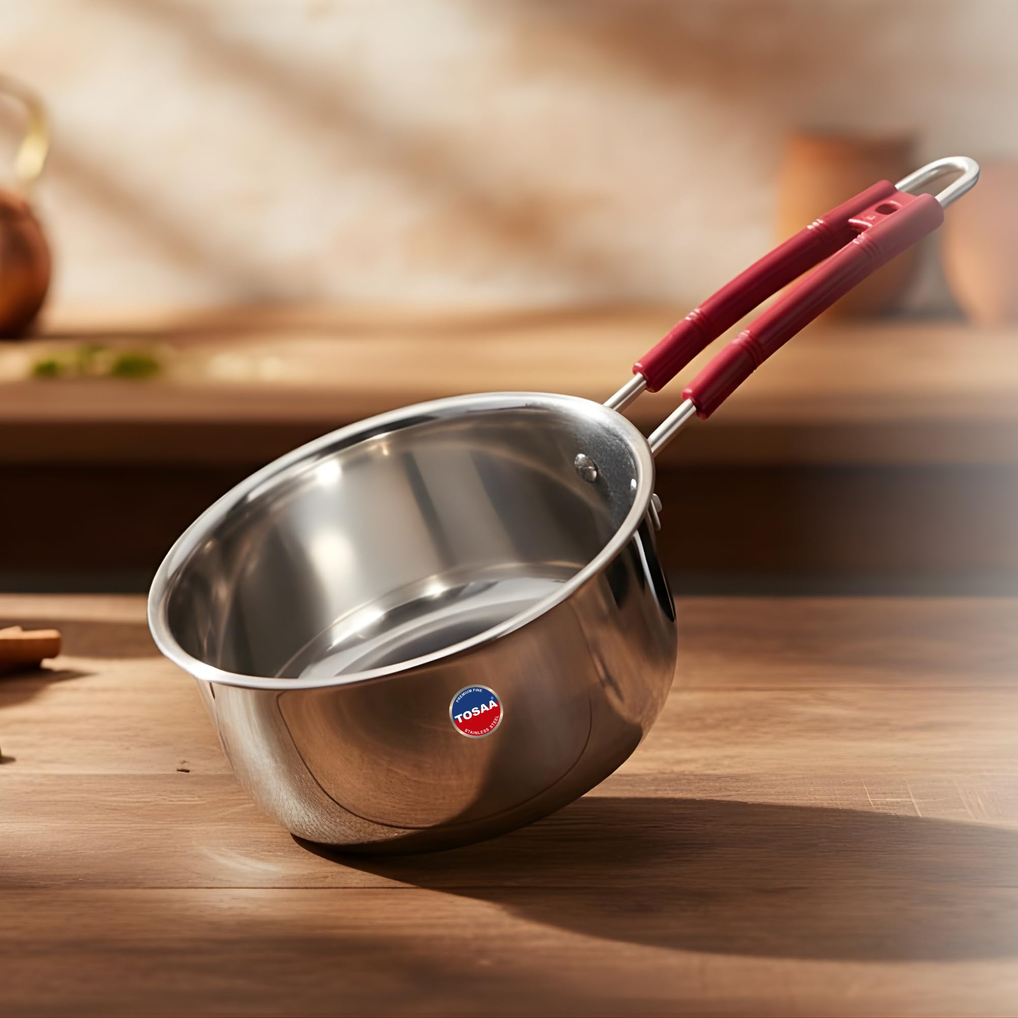 TOSAA Stainless Steel Sauce PAN 14 CM,Premium Stainless Steel for The Modern Kitchen,Safe for Cooking All Types of Foods (1150 ml)-picture-14