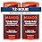 Mando Whole Body Deodorant For Men - Smooth Solid Stick - 72 Hour Odor Control - Aluminum Free, Baking Soda Free, Skin Safe - 2.6 Ounce (Pack of 2) - Bourbon Leather