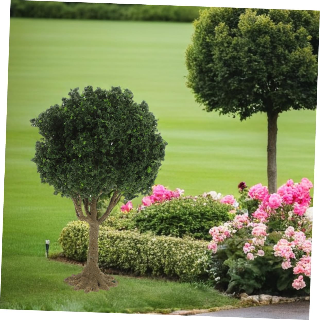 UPKOCH 2pcs Miniature Trees for Diorama Fake Plants Realistic Train Scenery Architecture Model Trees for DIY Crafts and Building Landscape Design