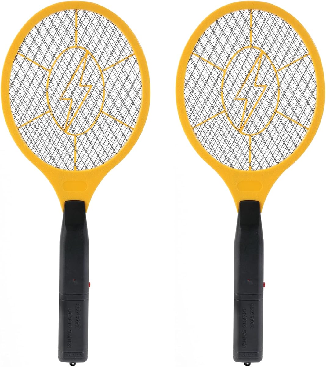 2 Pack Electric Fly Swatter, Bug Zapper Racket for Indoor Pest Control, Handheld Insect Killer Bat Battery Powered Electric Mosquito Swatter for Outdoor and Home