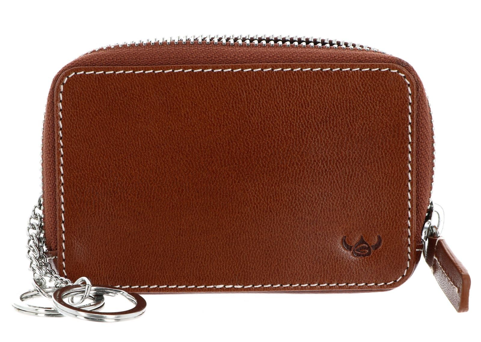 Golden Head Bari Zipped Key Case