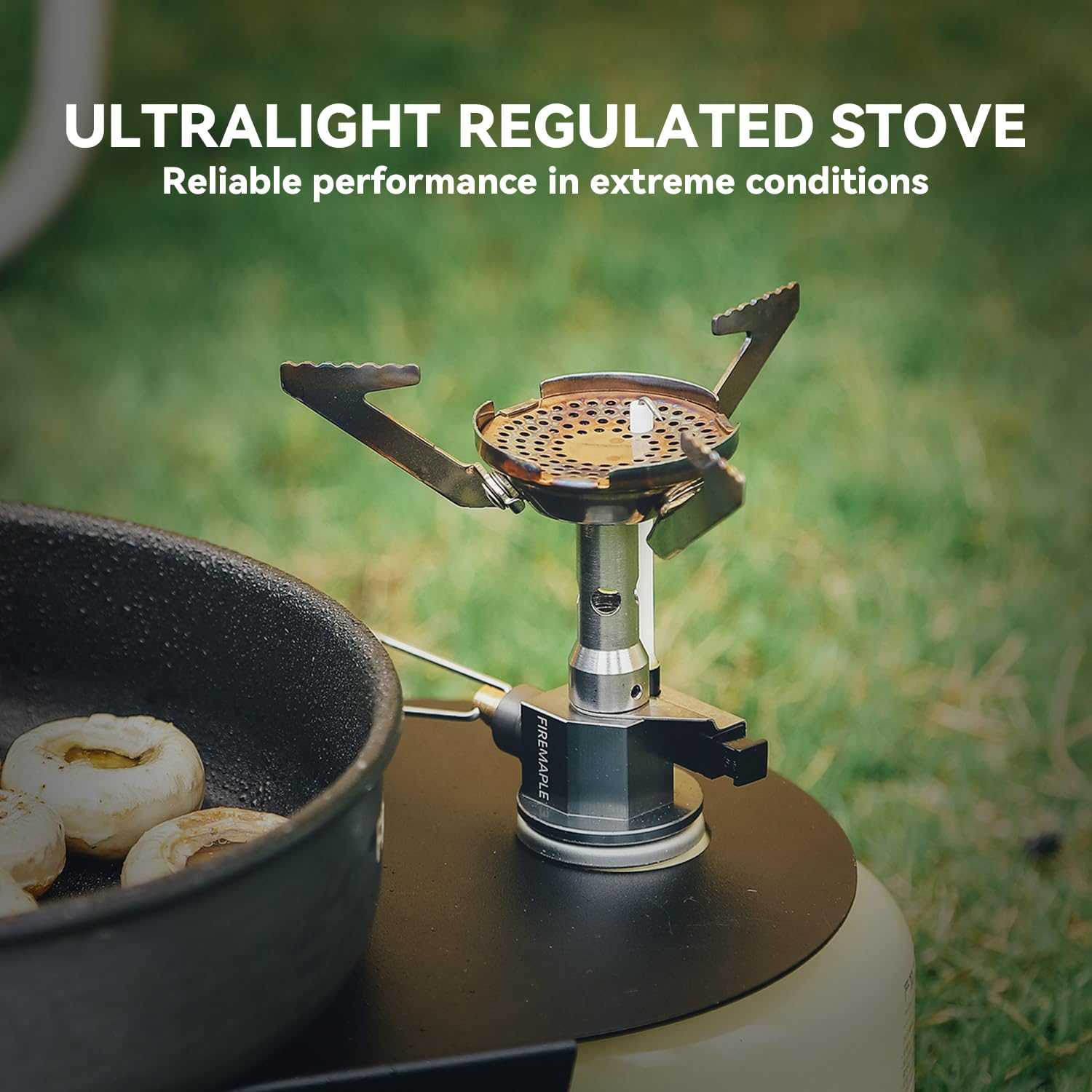 Fire-Maple Greenpeak 2 Fornello da Campeggio con Regolatore di Pressione – Stufa Ultraleggera e Compatta a Gas Propano – Bruciatore per Pentole ideale per Escursionismo, Trekking e Pesca