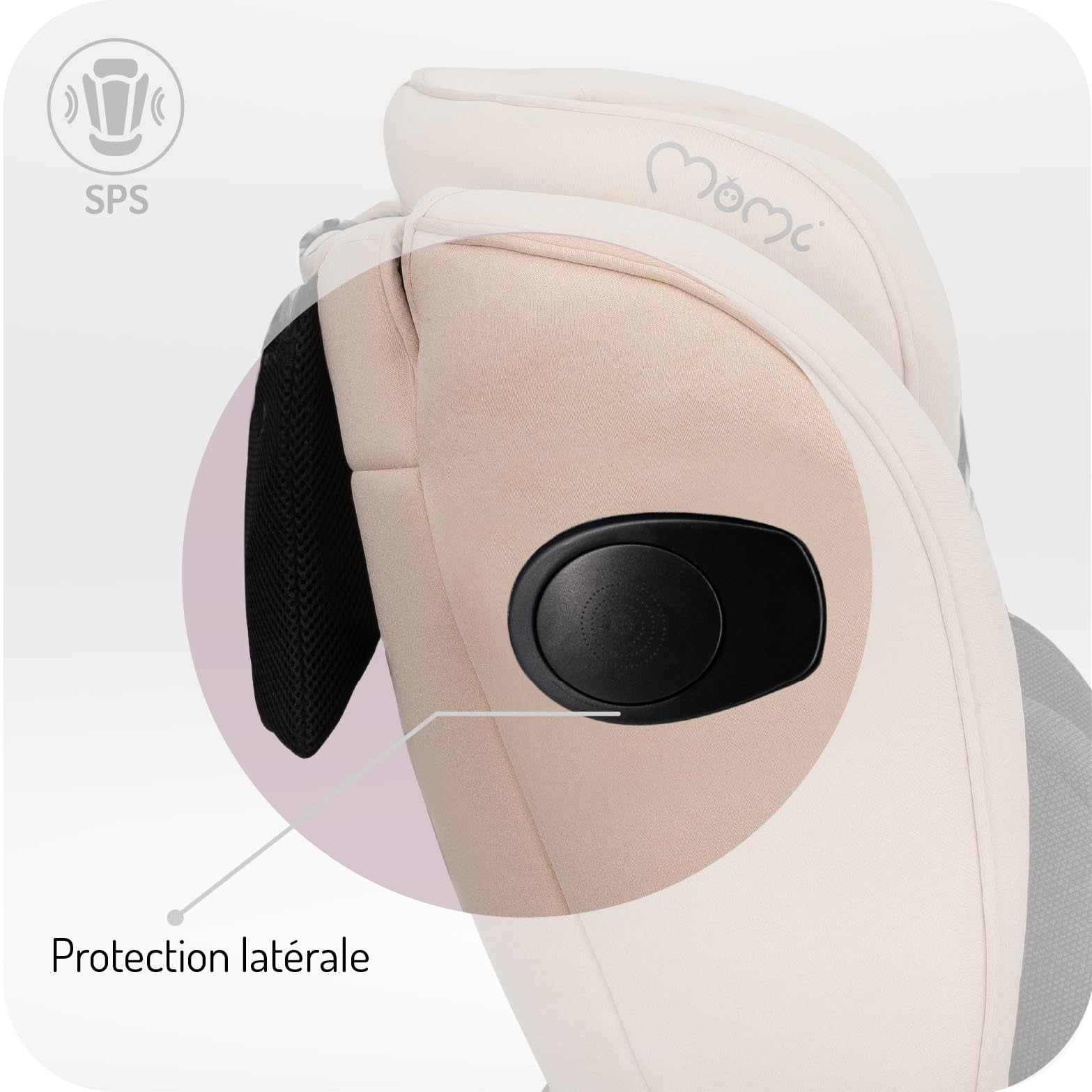 MoMi EMI siège auto pour enfants 0-12 ans (groupe 0+, 1, 2, 3, jusqu’à 36 kg, de 40 à 150 cm), pivotant 360°, installation dos à la route: jusqu’à 18 kg, face: à partir de 18 kg