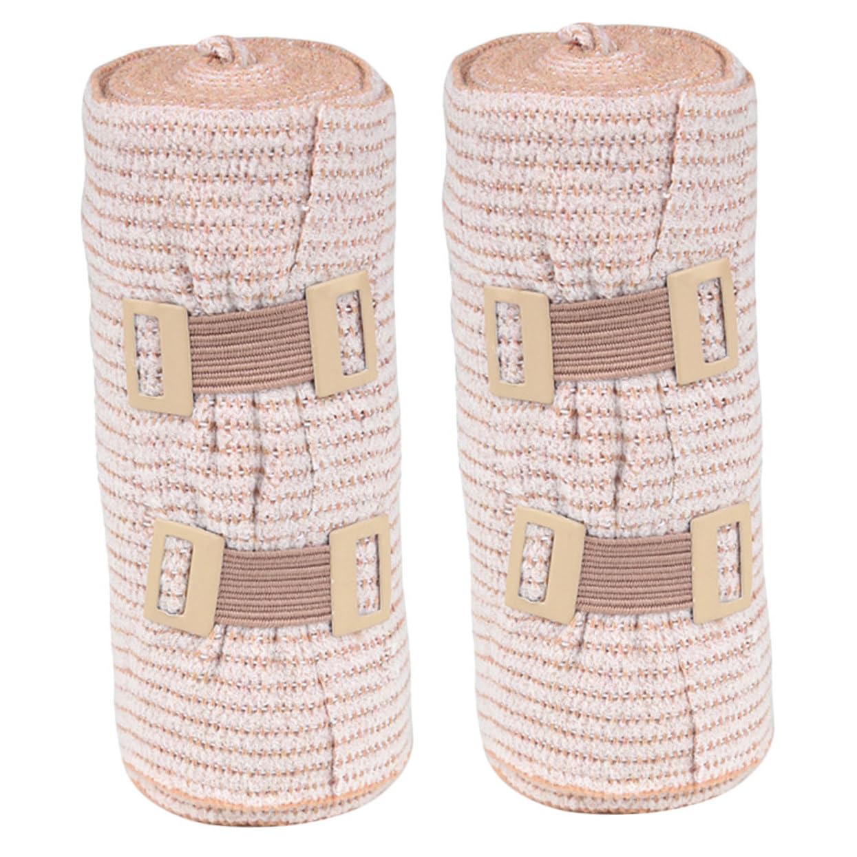 Healeved 2 Rolls Elastic Bandage Straps Post Compression Wrap for Sports Leg Ankle Wrist