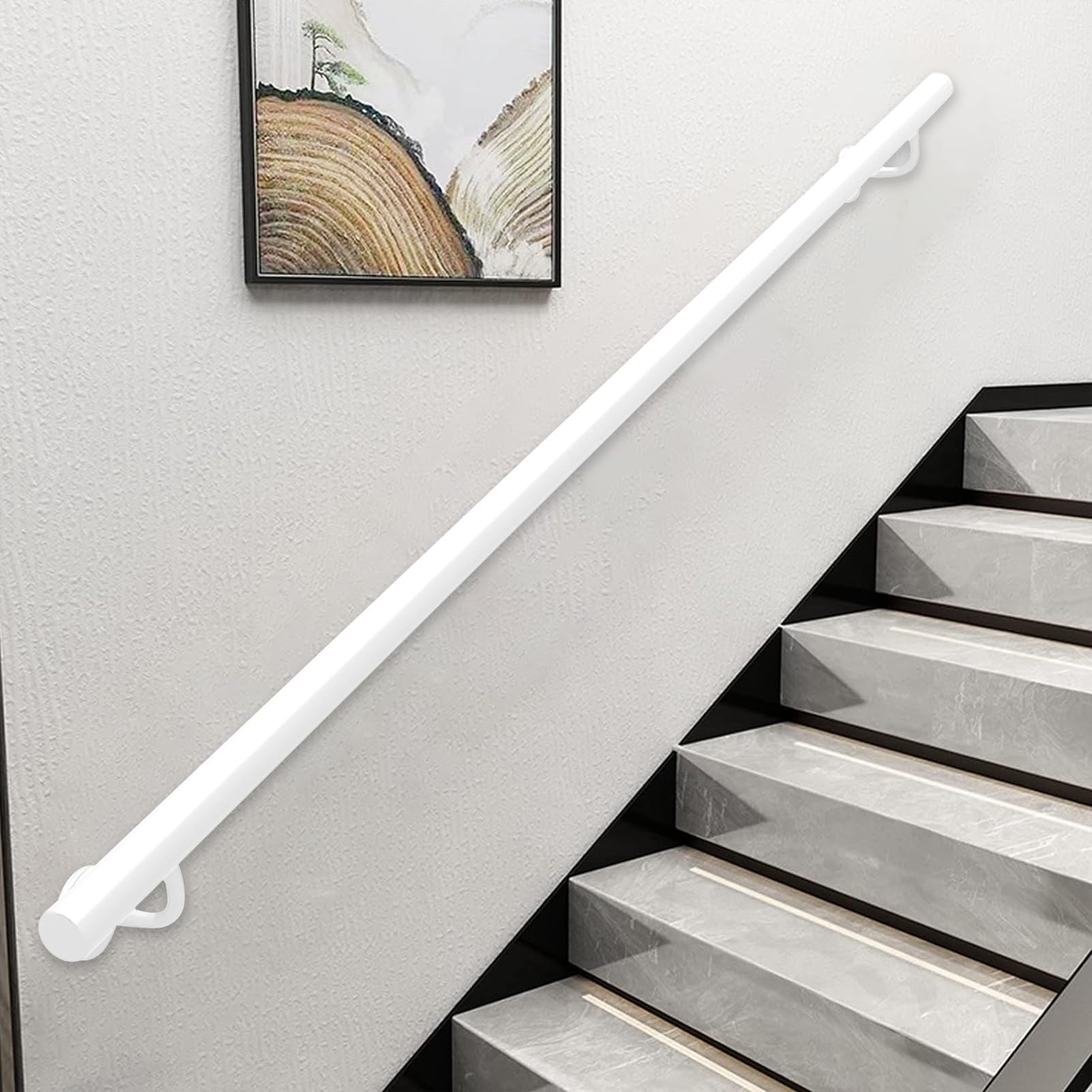 Barre d'appui de sécurité murale pour éviter les chutes dans l'escalier