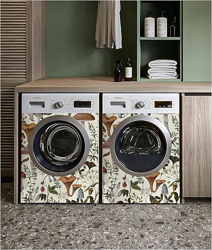 Miniatura 5 de Forro adhesivo para estantes, papel de contacto bohemio de hongos para gabinetes, película de vinilo decorativa para cajones para dormitorio,