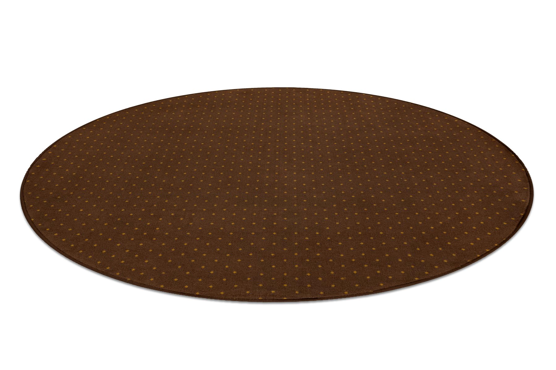 rugsx Tapis Aktua pour Salon et Chambre Marron Cercle 150 cm