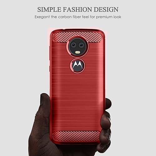Miniatura 5 de Asuwish Funda protectora para Moto E5 Plus E 5 Supra con protector de pantalla y accesorios de celda de TPU suave delgada y suave, Motorola E5+