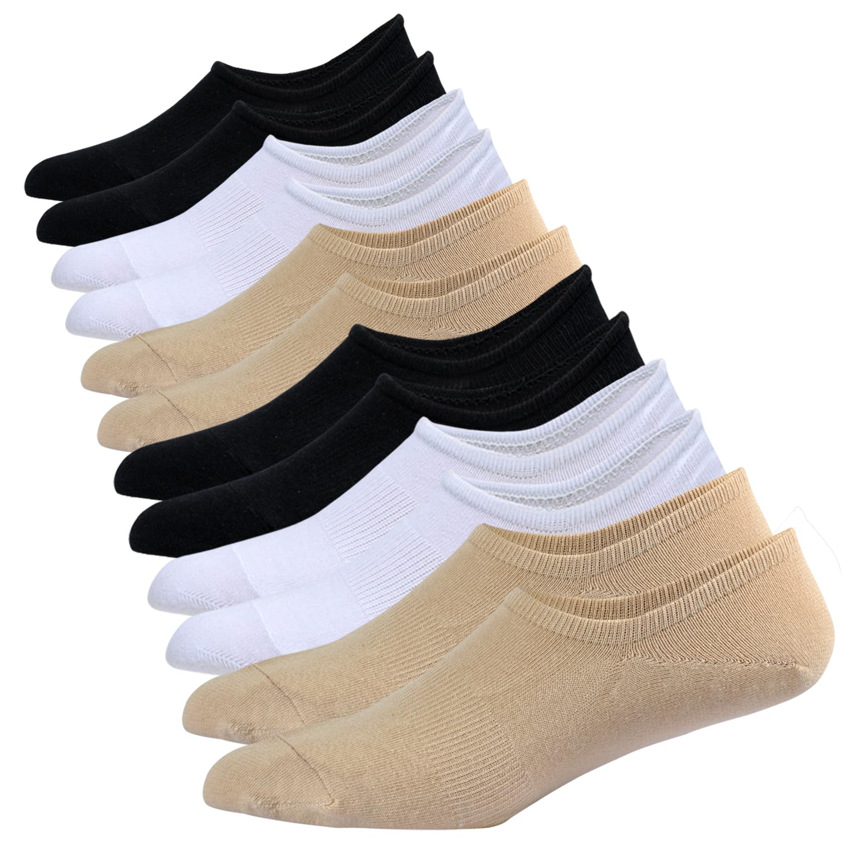 Mens No Show Socks Cotton Low Cut Ankle Short Casual Socks Men With Grips