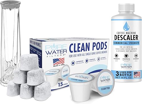 Kit de inicio de mantenimiento de cerveza, limpieza profunda, cuidado, reemplazo - para sistemas de preparación Keurig 2.0 - Incluye una solución de