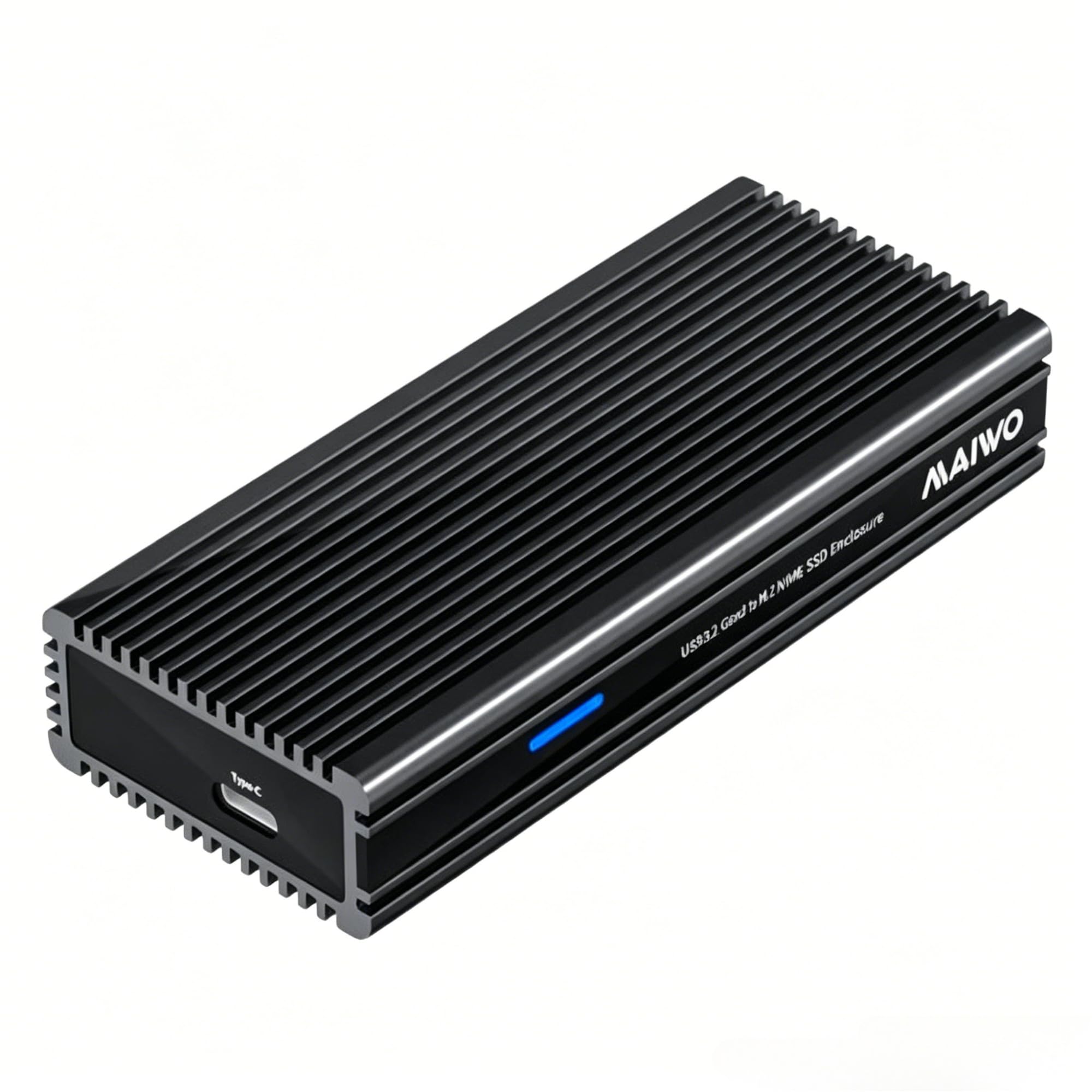 M.2 NVMe SSD obudowa 20 Gbps, USB 3.2, Gen2 x 2, adapter typu C do PCIe NVMe, aluminiowa z chłodzeniem, kompatybilna z Thunderbolt 4/3 do M.2 M-Key/B+M Key 2280, maks. 2 TB