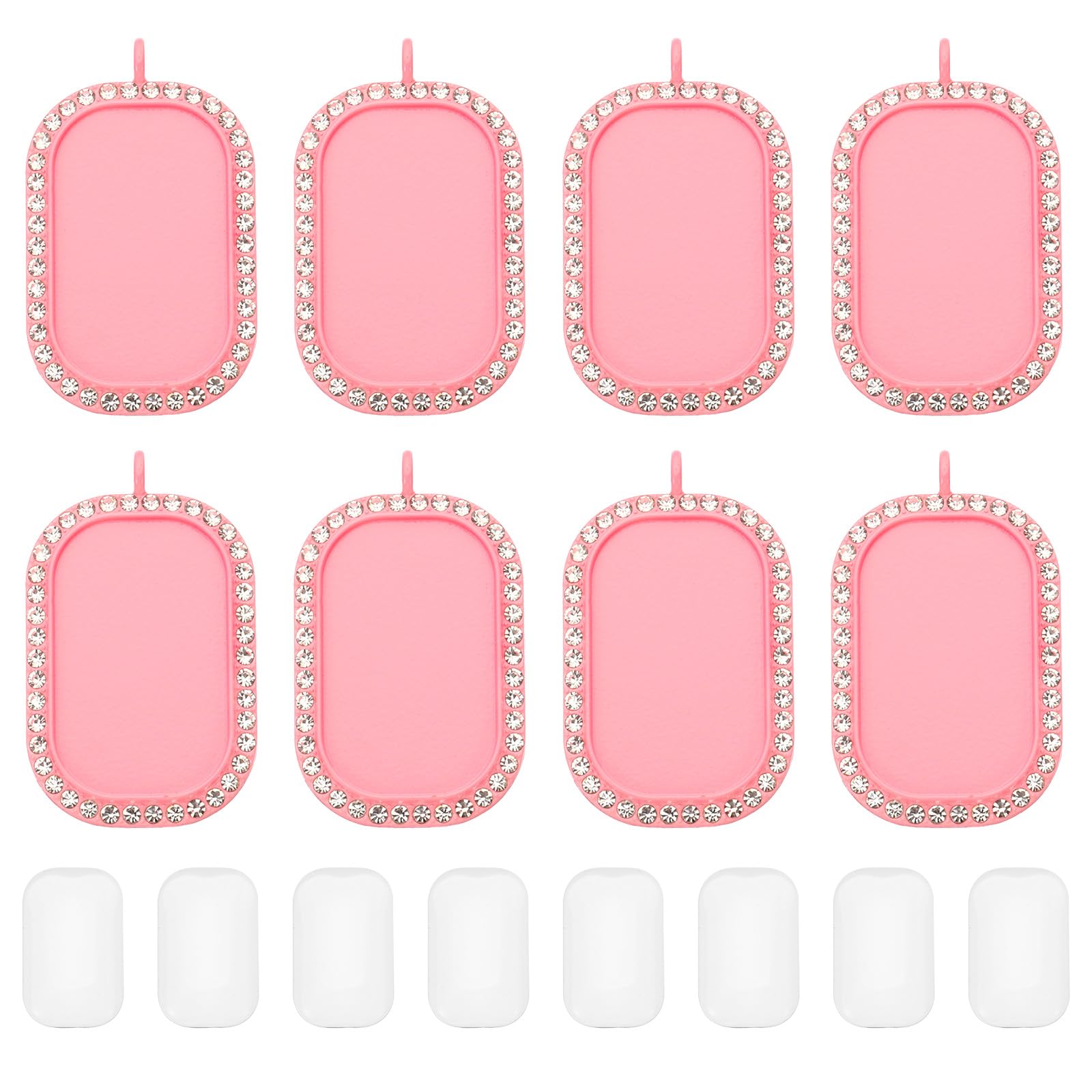 PATIKIL 1" Blank Picture Pendants