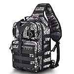 HAOMUK Tactical Sling Bag Pack Military Rover Shoulder Sling Backpack EDC Molle Assault Range Bag
