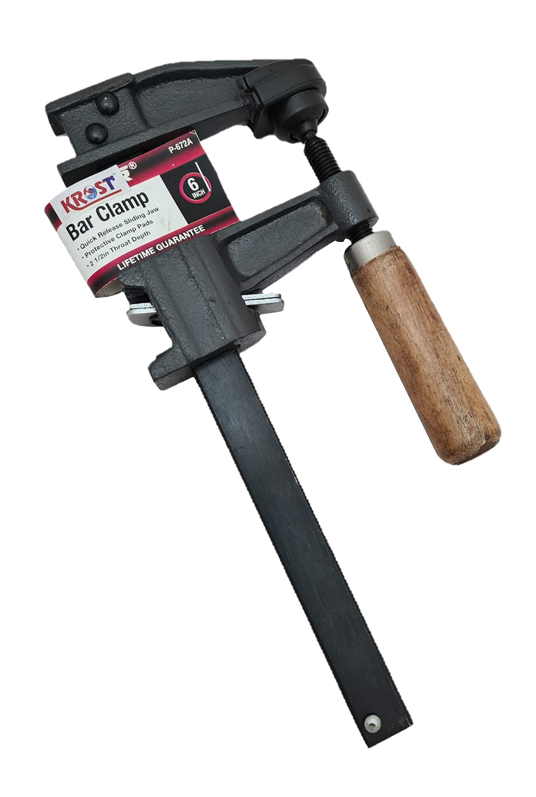 KROST Metal F-Clamp (Multicolour) (Wooden Handle F clamp 6") (B08T9CHF1M) Amazon Price History, Amazon Price Tracker