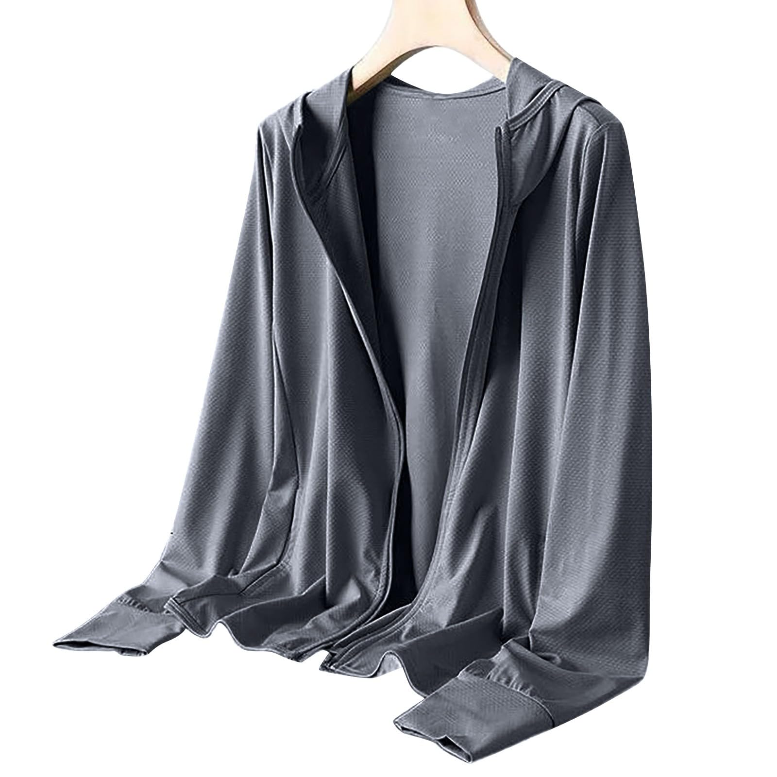 Chaqueta de running para mujer cuello alto ligera manga larga secado rápido transpirable con cremallera