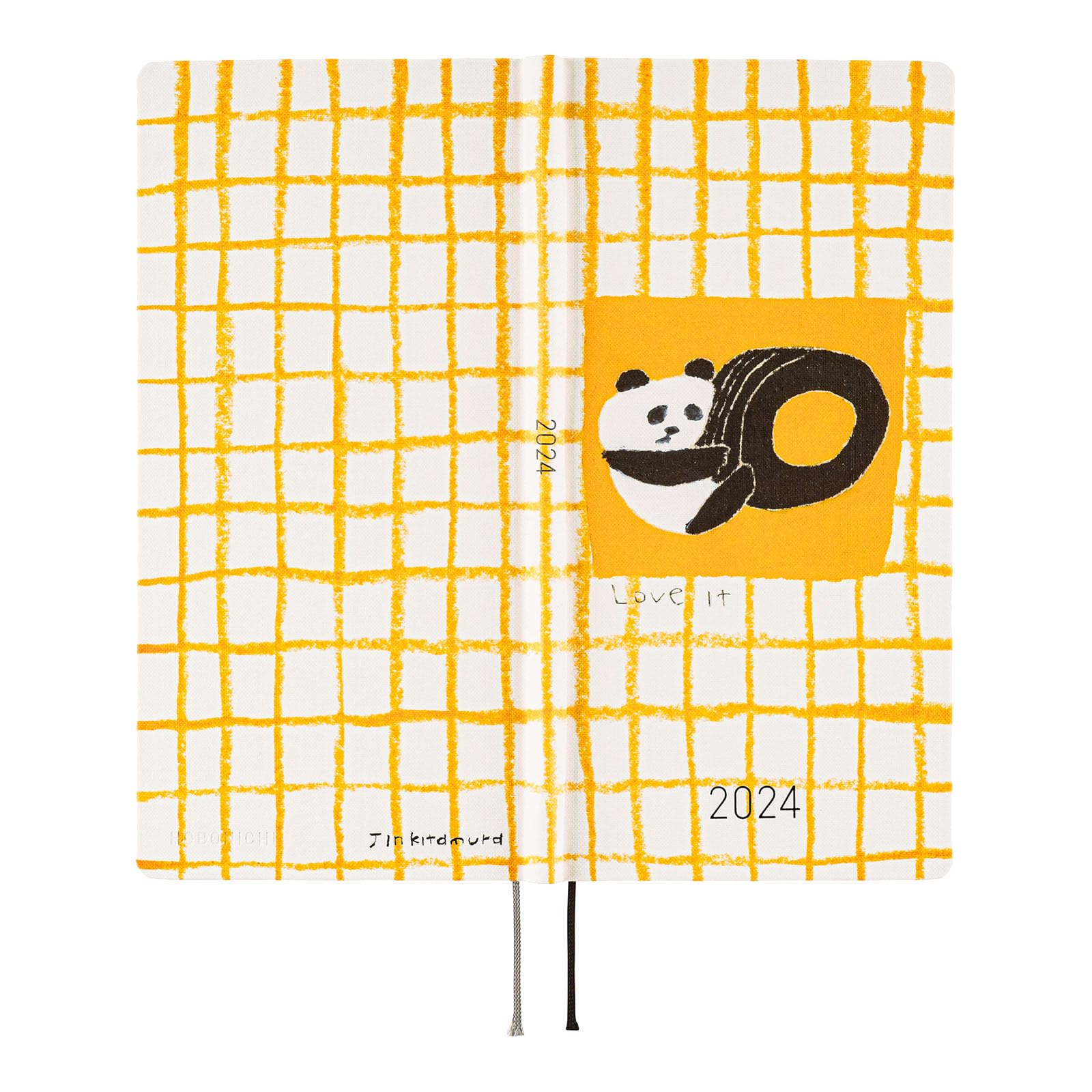 Amazon.co.jp: ほぼ日手帳 2024 weeks 北村人/Love it(Panda)yellow