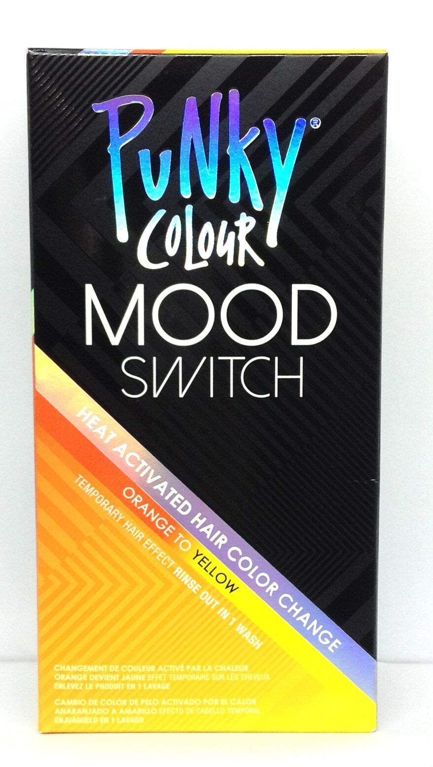 Punky Colour Orange To Yellow Mood Switch Heat Activated Hair Color Change, Temporary Hair Effect