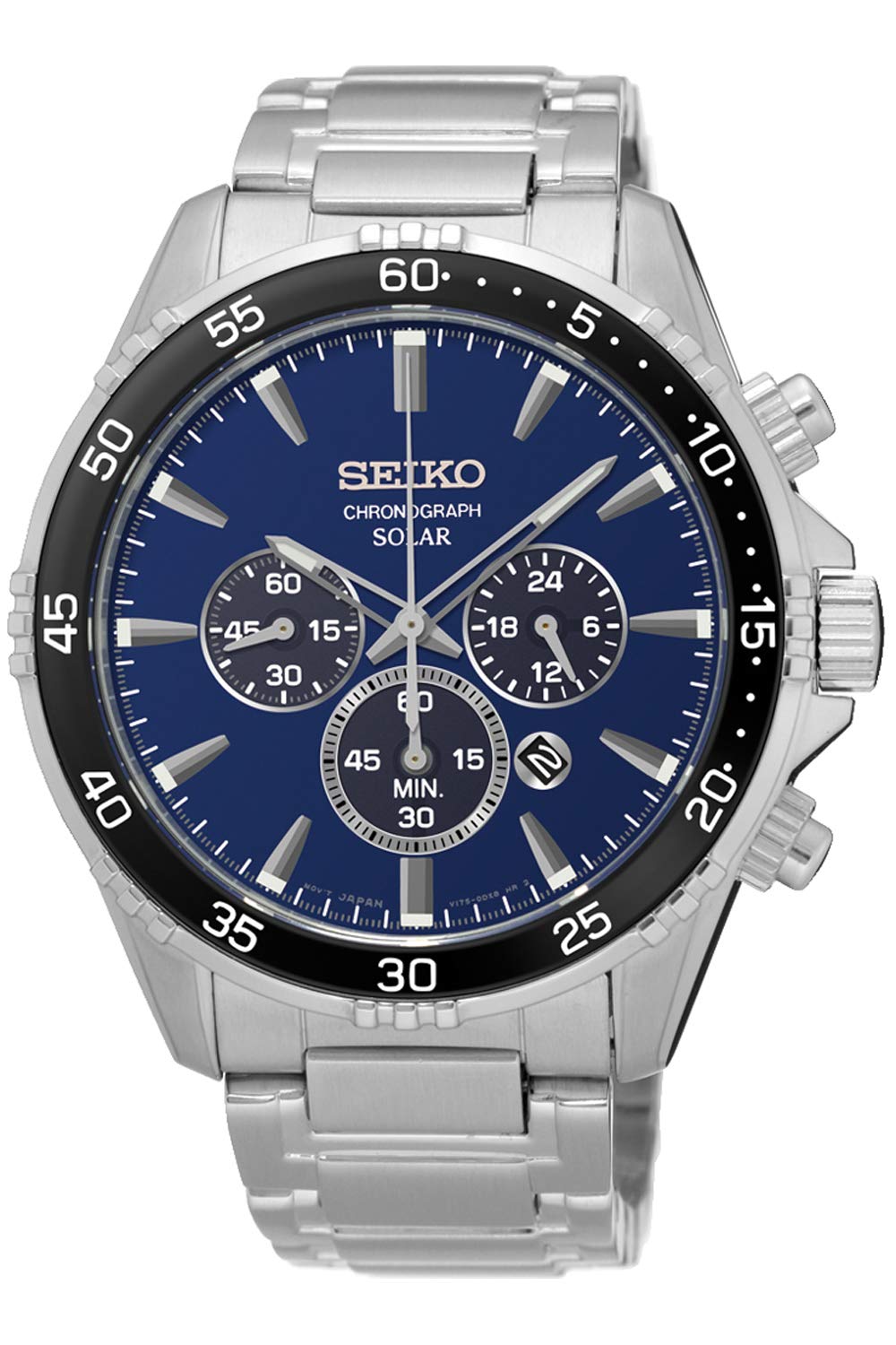 seiko 海外モデル　ソーラー　腕時計　クロノグラフ　黒　ラバーベルト　美品 seiko 海外モデル ソーラー 腕時計 クロノグラフ 黒 ラバー
