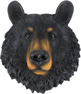 Things2Die4 Black Bear Face Mini Bust Wall Hanging