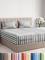 Vista 654 de Extra Deep Pocket Split King Sheets - 5 Piece Breathable & Cooling Bed Sheets - Hotel Luxury Bed Sheet Set - Soft, Wrinkle Free & Comfy - Easily