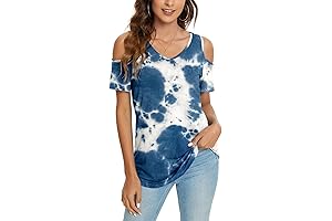 Womens Summer Casual Shirts: Enhanced Style with a Cold-Shoulder Appeal