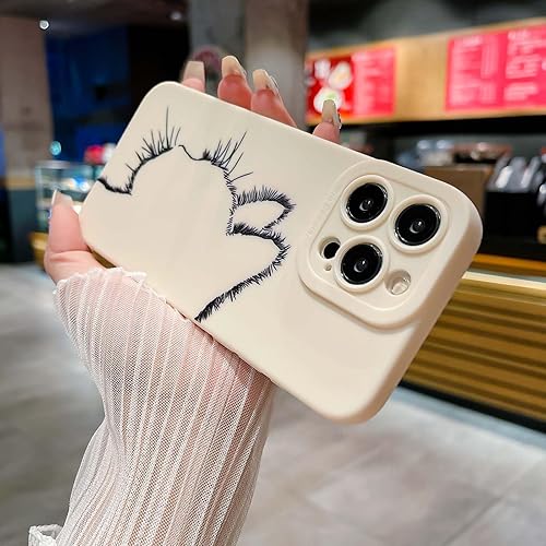 Miniatura 9 de VirgoCCY Funda de teléfono Kawaii para iPhone 14 Pro Max, bonito y divertido patrón estético de gato diseñado para mujeres y niñas, funda protectora