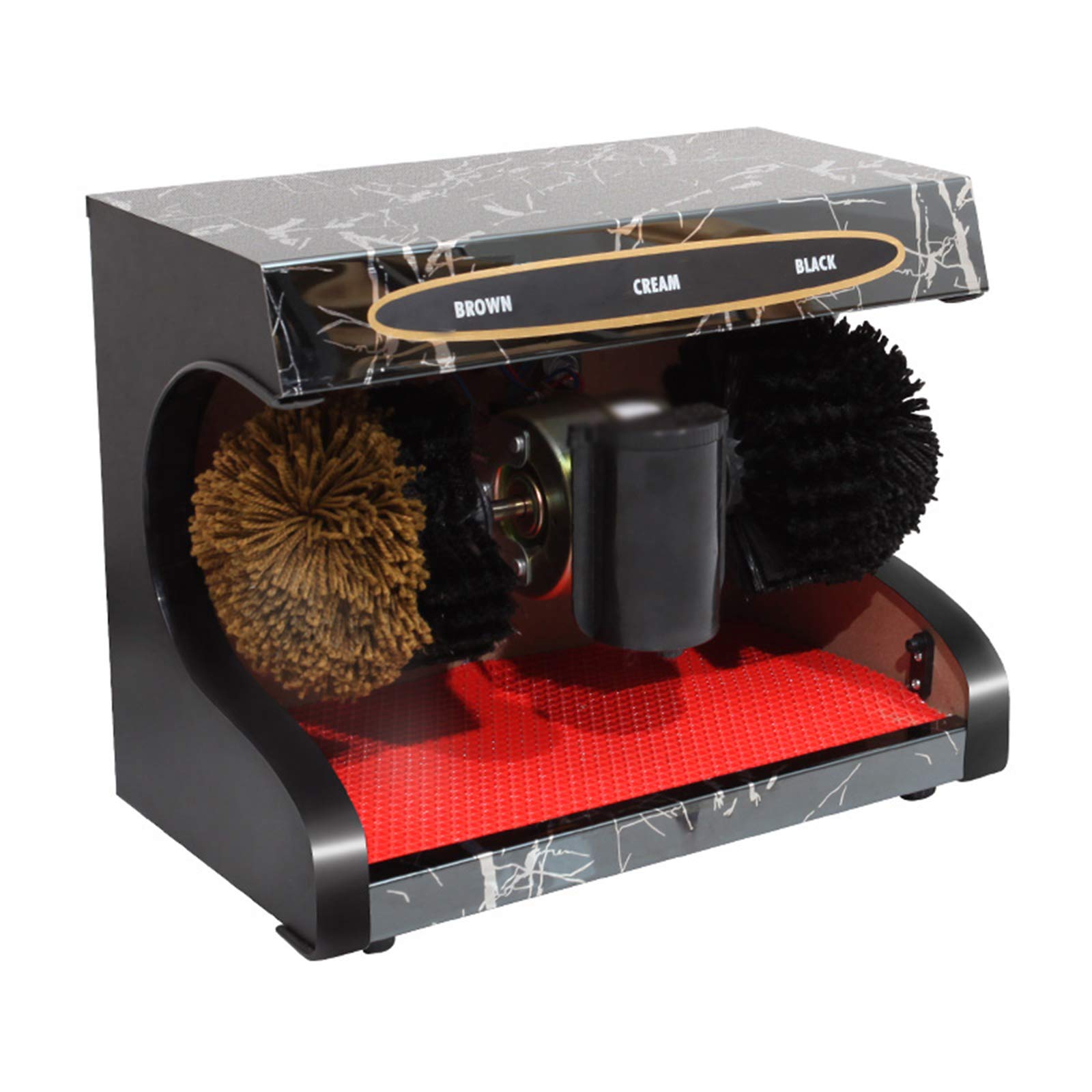 JFGCTYHXY Shoe polisher, Household Automatic Shoe Polishing Machine,Suitable for Hotels, Shopping Malls,Villas, Bank,marble pattern