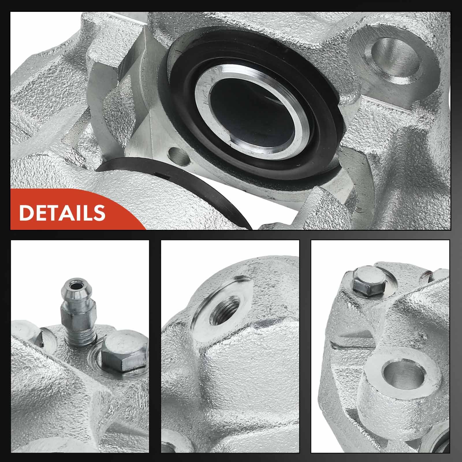 Frankberg 2x Pinza de Freno eje Trasero Izquierdo Derecho Compatible con /8 W114 2.3L-2.8L 1970-1976/8 W115 2.0L-3.0L 1970-1976 S-Klasse W116 2.8L-4.5L 1972-1980 1234200583 | Compatible con: /8 W114, Saloon 123 W123, /8 W115, Coupé Clase S C126, Pagoda W1