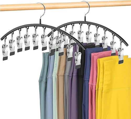 Legging Organizer for Closet,Leggings Hangers for Closet 2 Pack Pants
