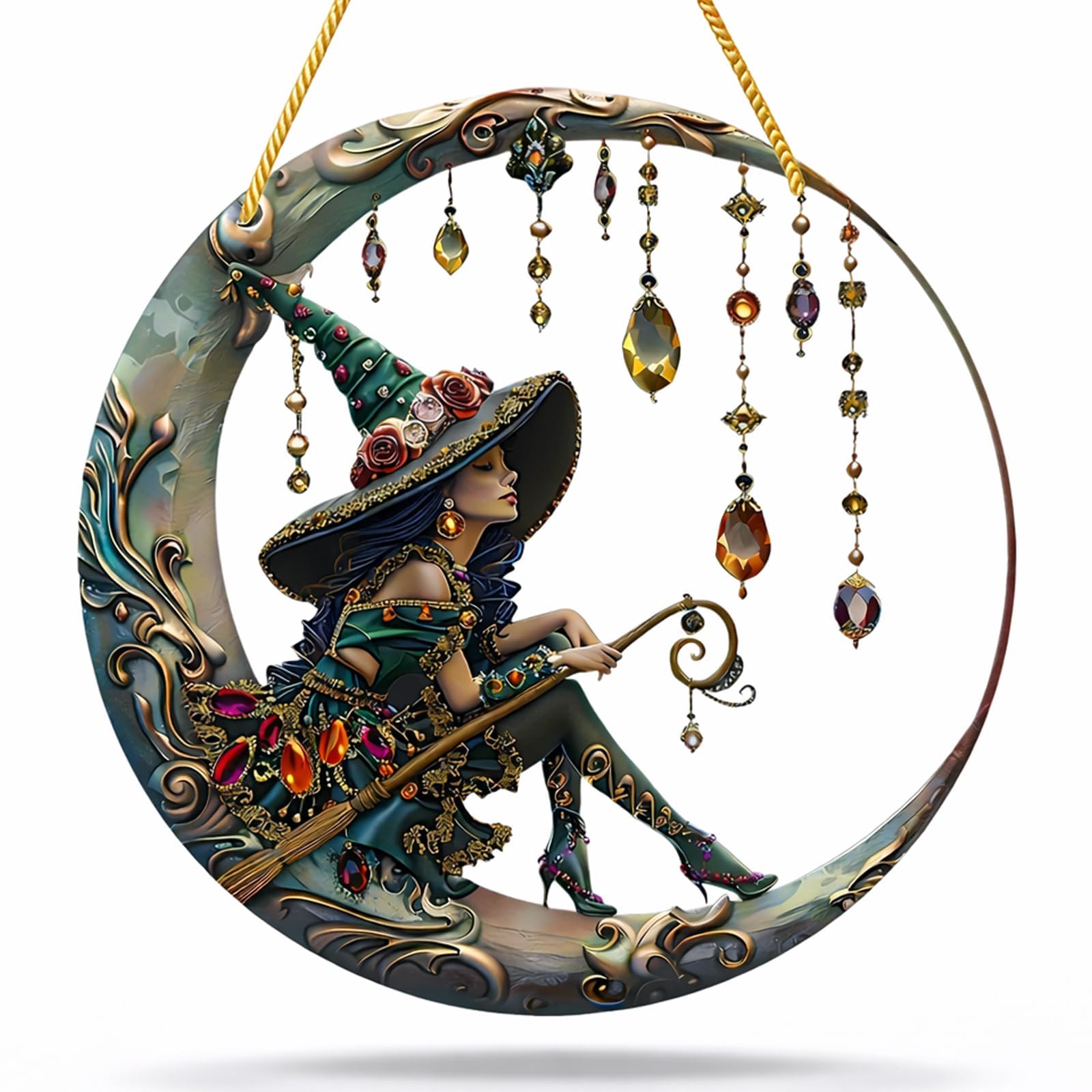 Sun Catcher Window Decoration Items, 20x20cm Acrylic Hanging Ornament, Colorful Reflective Window Accent, Versatile Indoor Outdoor Decor, Durable Acrylic Craft Piece-picture-35