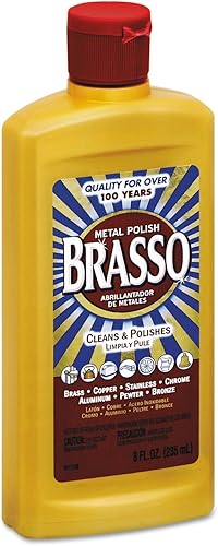 Miniatura 2 de BRASSO 89334 - Pulidor de superficie de metal, botella de 8 onzas (paquete de 8)