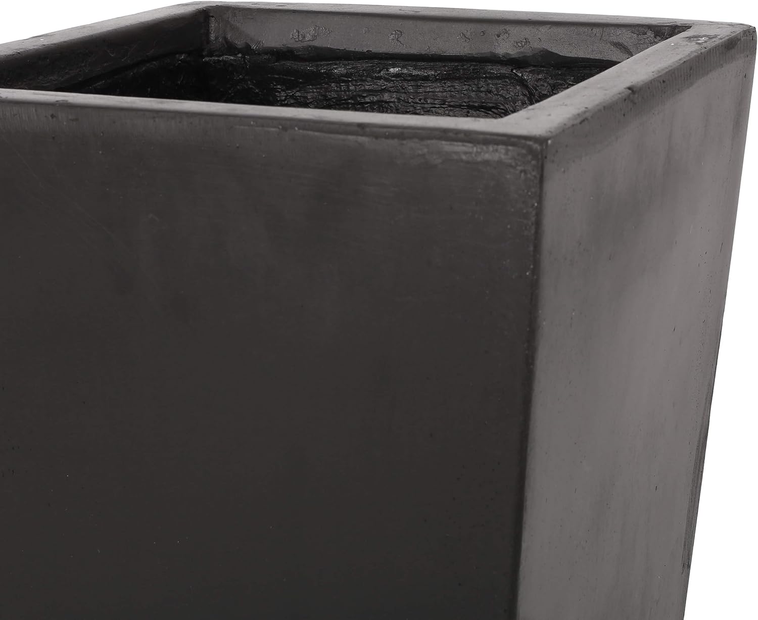 Christopher Knight Home Ella Outdoor Planter Sets, Large, Matte Black