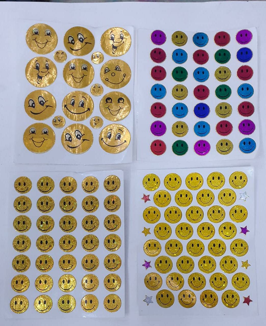 Onlinesalescantt Self-Adhesive || Sticker || Smiley Shaped Stickers/for - Art and Craft Activity/Decoration/Multicolor and Yellow Color Set of 4 (B08LHJQJ8L) Amazon Price History, Amazon Price Tracker