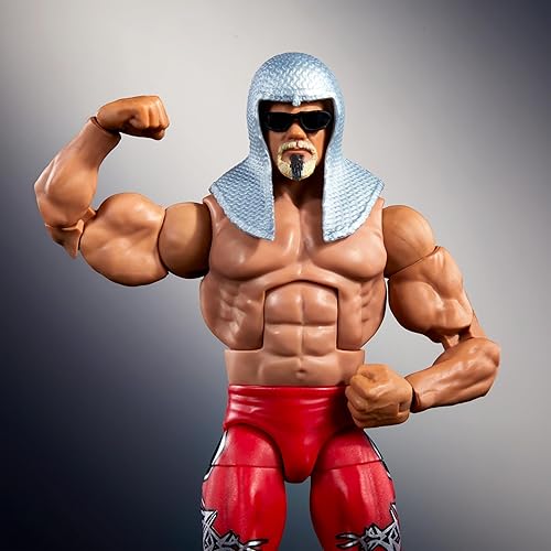 Miniatura 3 de Mattel WWE Elite Figura de acción y accesorios, Scott Steiner coleccionable de 6 pulgadas con 25 puntos de articulación, aspecto realista y manos