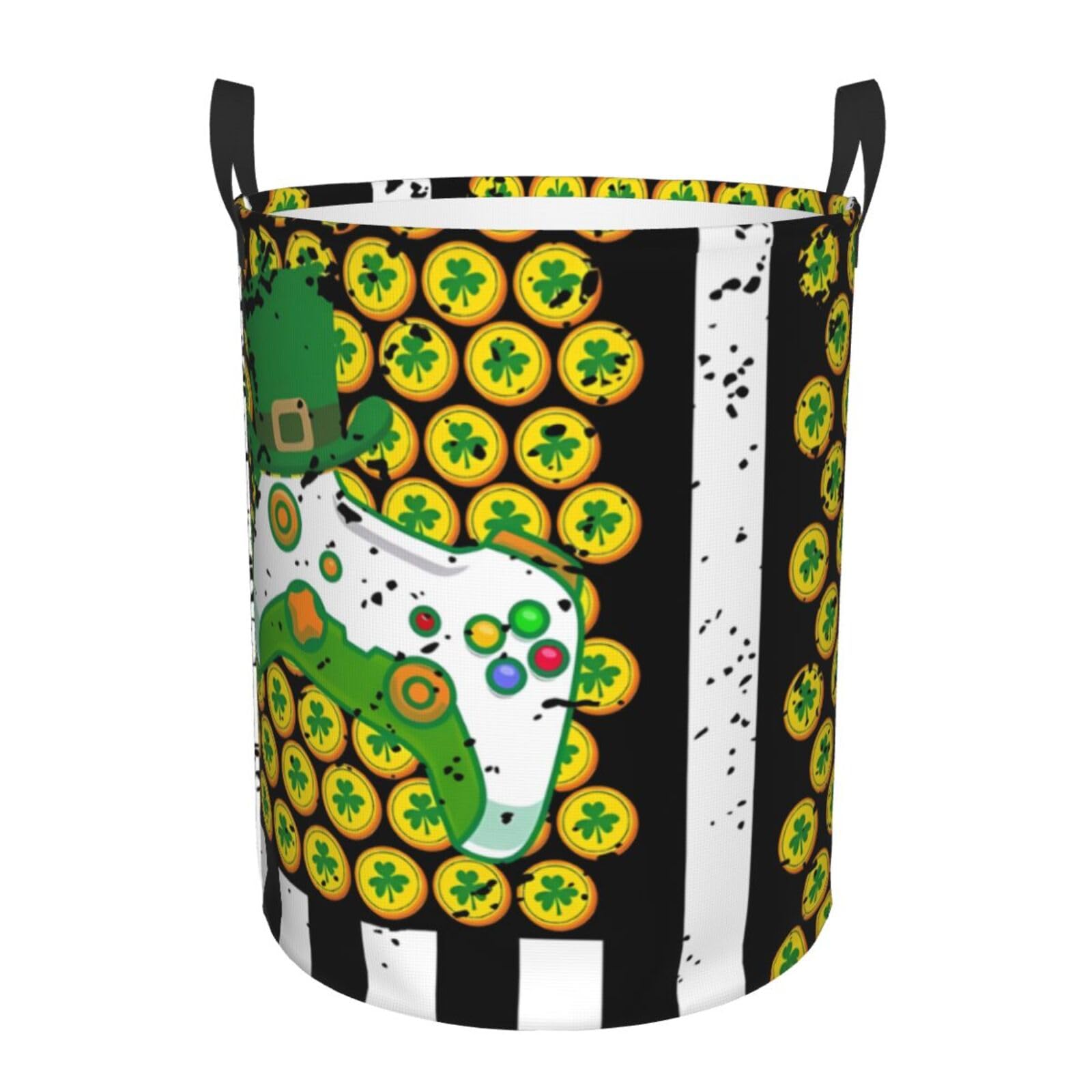 Cesta Portaoggetti 40X50cm American Flag Shamrocks St.Patrick's Day Games