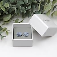 Vista 2 de Aretes hipoalergénicos de suculentas Pretty Smart para orejas sensibles