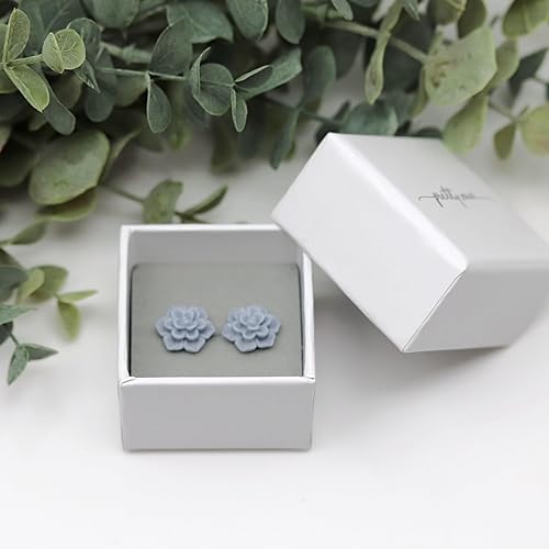 Miniatura 2 de Aretes hipoalergénicos de suculentas Pretty Smart para orejas sensibles