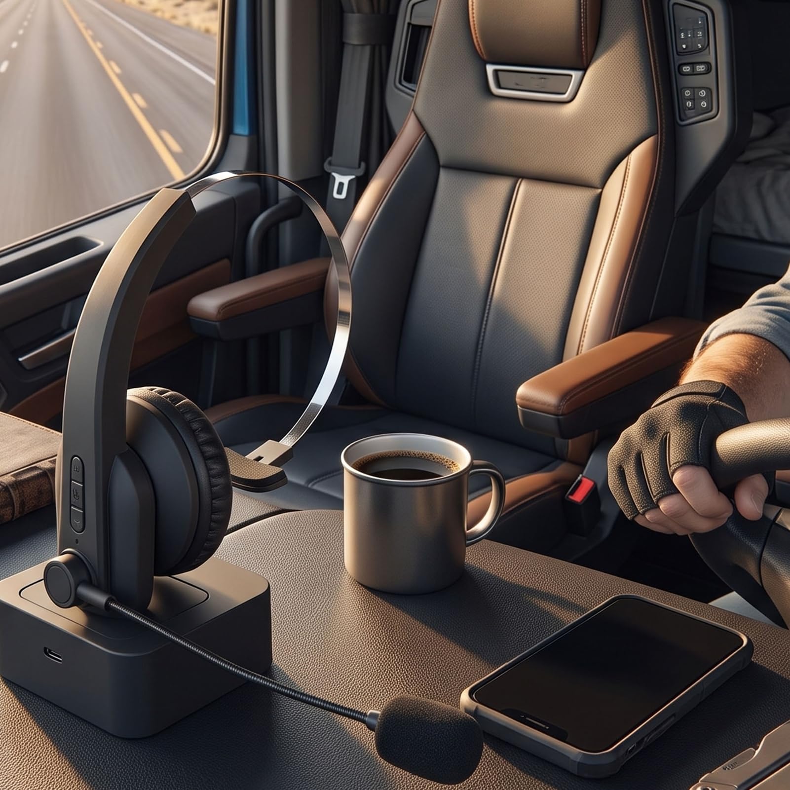 Auriculares Inalámbricos para Camioneros con Función de Silencio
